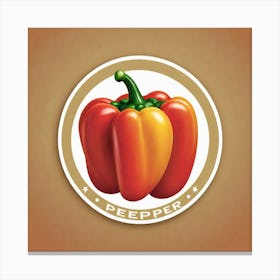 Pepper Logo 3 Canvas Print