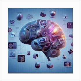 Brain Of The Future Canvas Print