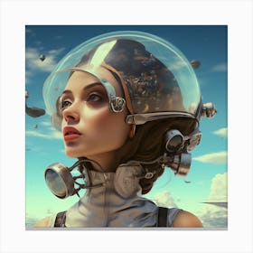 Sci-Fi Girl Canvas Print