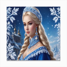 Frozen Anna Canvas Print
