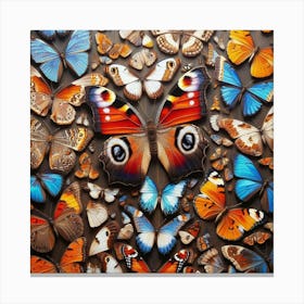 Real Butterfly Art 1 Canvas Print