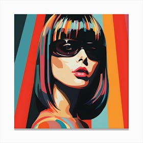 Mod Girl 20 Canvas Print