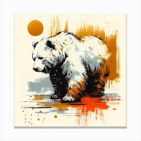 Wild Animal Illustration 295 Canvas Print