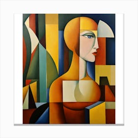 Abstract Of A Woman Canvas Print