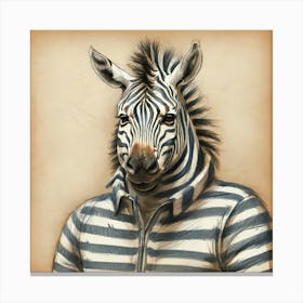 Zebra 7 Canvas Print