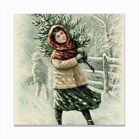 Vintage Christmas 5 1 Canvas Print