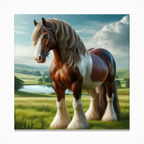 Clydesdale Horse 1 Canvas Print