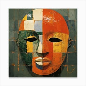 African Mask Canvas Print