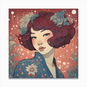 Asian Girl 6 Canvas Print