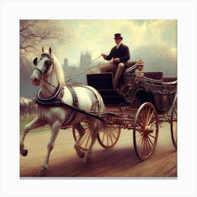 Horse Drawn Carriage 2 Canvas Print