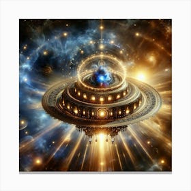 Alien Spaceship 1 Canvas Print