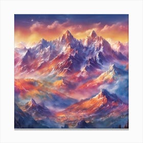 Mountain Landscape 1 Canvas Print