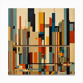 Abstract Cityscape Canvas Print