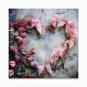 Heart Of Flowers 7 Canvas Print