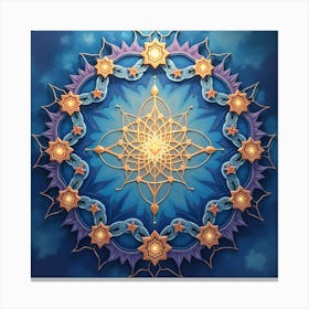 Mandala arab Canvas Print