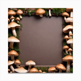 Mushroom Frame 13 Canvas Print