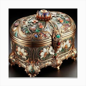 Victorian Jewelry Box 1 Canvas Print