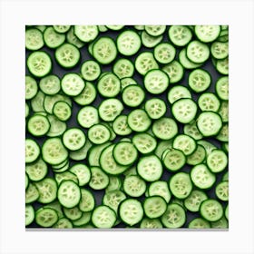 Cucumber As A Logo Haze Ultra Detailed Film Photography Light Leaks Larry Bud Melman Trending (6) Canvas Print