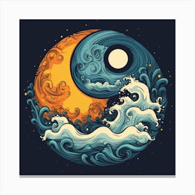 Yin Yang 6 Canvas Print