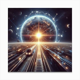 Futuristic Space Station 22 Canvas Print