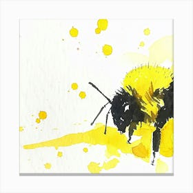 Bee Painting Canvas Print