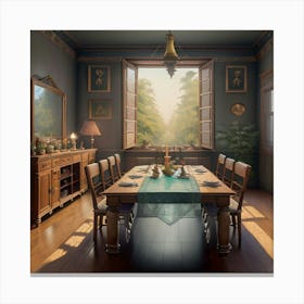 Dining Room 2nd Edition Canvas Print