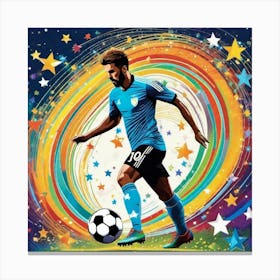 Soccer Player 1 Canvas Print