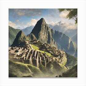 Machu Picchu Canvas Print