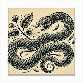 Tattoo Snake 2 Toile