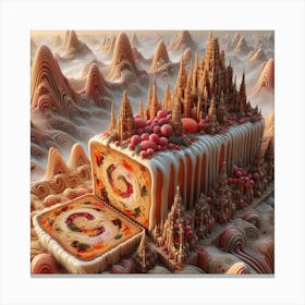 3d Fractal Art Canvas Print