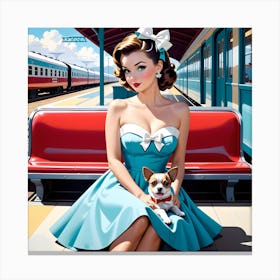 Station Beauty Canvas Print