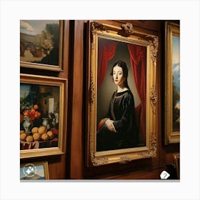 Portrait Of A Lady 1 Canvas Print