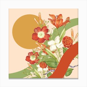 Vintage Floral Canvas Print