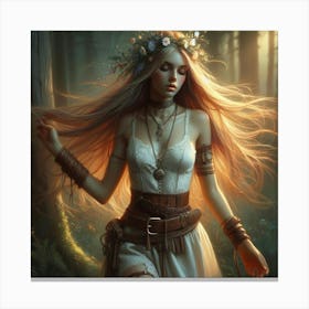 Elven Girl 7 Canvas Print