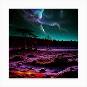 Psychedelic Landscape 1 Canvas Print