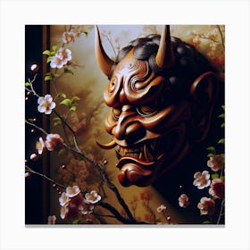 Oni Mask Canvas Print