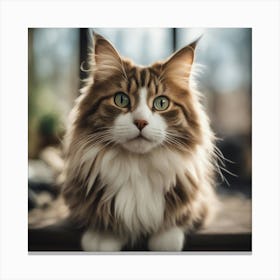 Portrait Of A Cat 1 Canvas Print