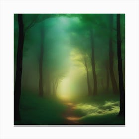 Mystical Forest Retreat 2 Canvas Print