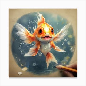 Goldfish 12 Canvas Print