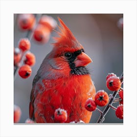 Cardinal Bird 1 Canvas Print