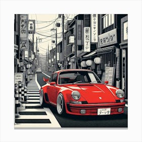 Porsche 911 4 Canvas Print