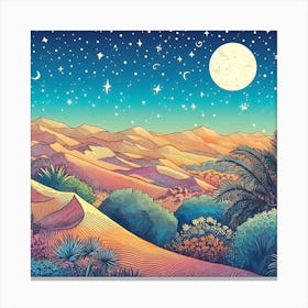 Desert Lullaby Canvas Print