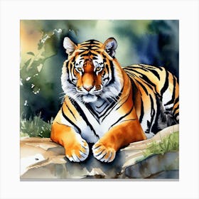 Tiger Painting 10 Canvas Print