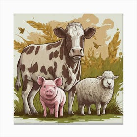 Farm Animals Leinwandbild