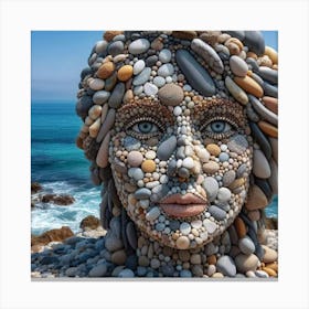 Pebble Head Canvas Print