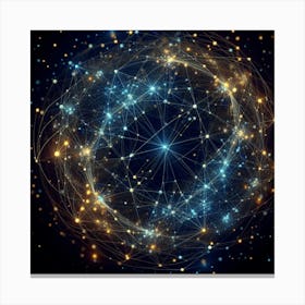 Abstract Space Background Canvas Print