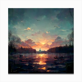 Luminous Tranquility Canvas Print