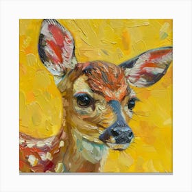 Fawn painting 6 Canvas Print