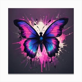 Butterfly Painting 301 Canvas Print