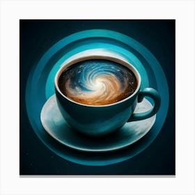 Galaxy Coffee Cup 3 Canvas Print